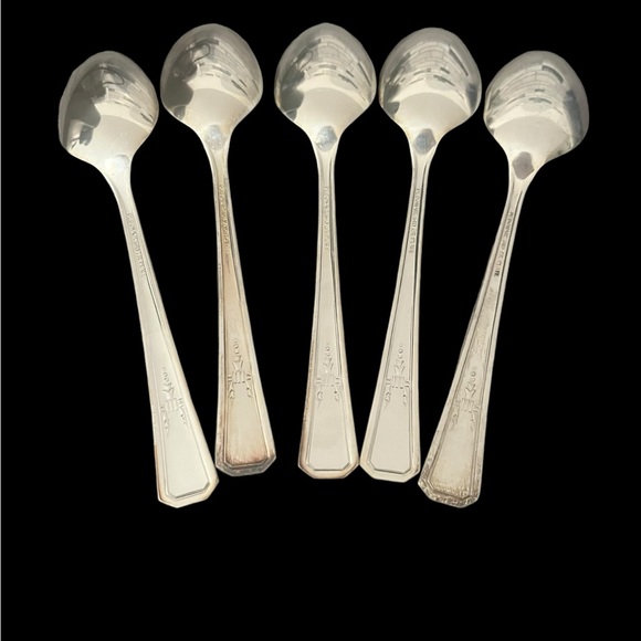 *NFS*Vintage Oneida Debonair Silver Plate Teaspoons - Lot of 10 - Picture 6 of 11